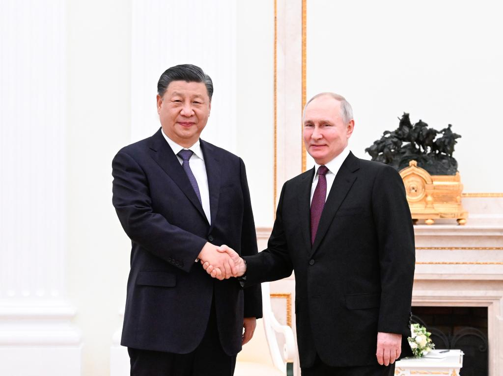 ماسکو میں شی جنپنگ کی روسی صدر ولادیمیر پیوٹن سے ملاقات (تفصیلی خبر)